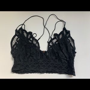 Free People Black Bralette Bra